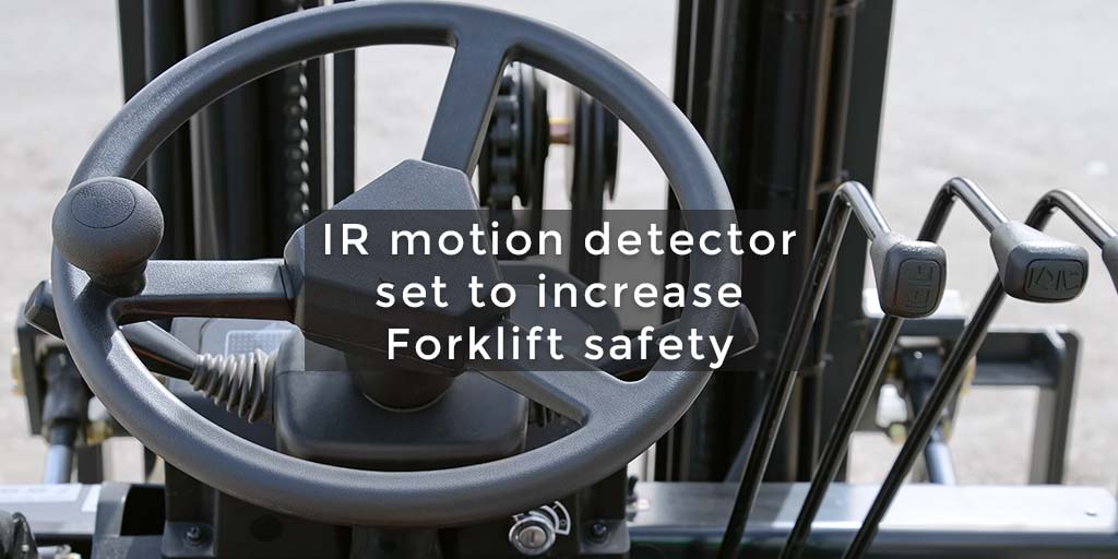 IR Motion Detector Set To Increase Forklift Safety