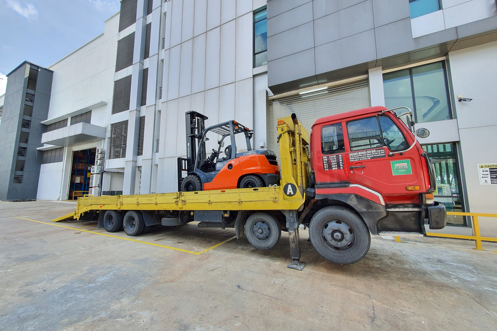 The Best Way To Transport A Forklift 